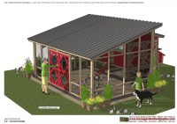 L104 - Chicken Coop Plans Construction - Chicken Coop Design - How To Build A Chicken Coop_02